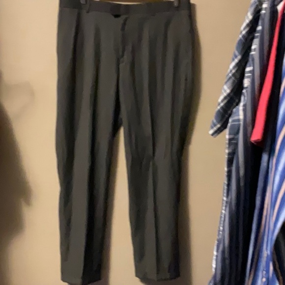 Elegant Men's Charcoal Dress Pants - Picture 1 of 5